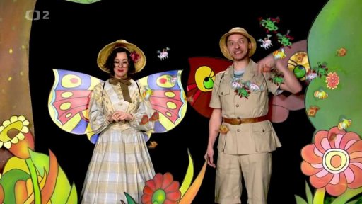 Loučí se teta Pipeta a Žán Pól Polapil jako dva velcí motýli!