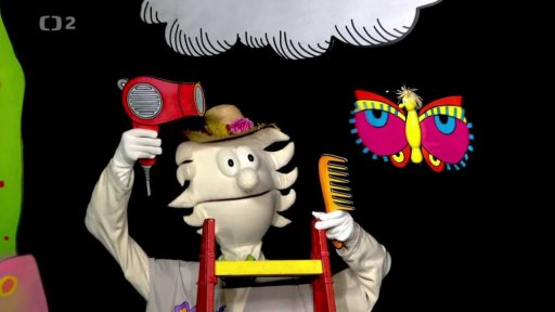 Pip češe letní obláčky a blesky.