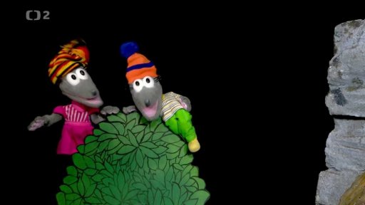 Tryskáček a Tryský se též vydali osvobodit princeznu Fámulu. Leč i oni podlehli drakově lsti a vypili uspávací limonádu.