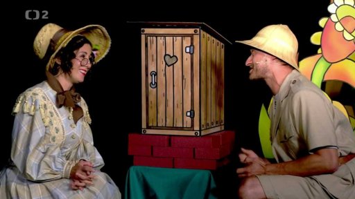 Místo zahradního altánu postavili Žán Pól a Muf Kadibudku pro trpaslíčky. Tetu Pipetu tak rozesmáli, že jim vyčarovala opravdické buchty.