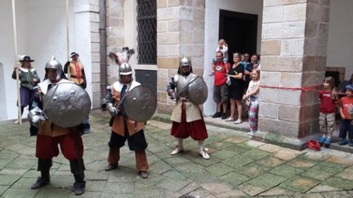 Šermíři na zámku Náchod