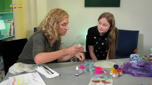 Volný čas: Malba na hedvábí