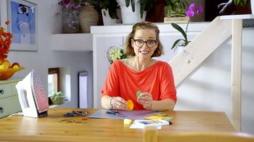 Náušnice z pěnové hmoty Foamiran