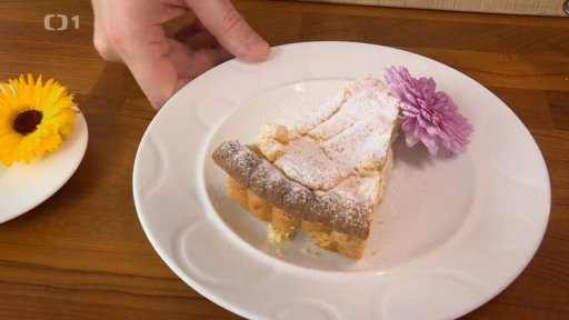 Mřížkový koláč s tvarohem