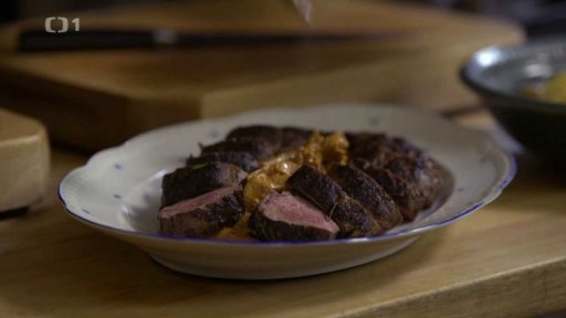 Jelení hřbet à la Stroganoff