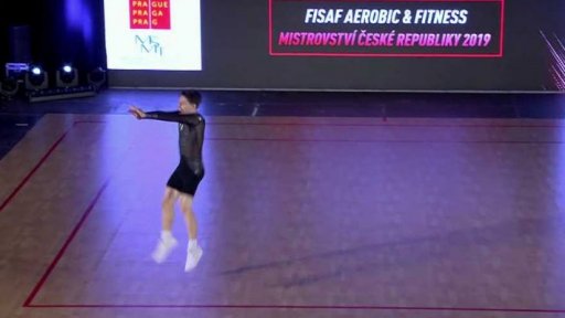 Mistr světa v aerobiku Luboš Hanus