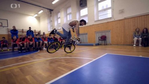 Závodník Bmx Dominik Nekolný