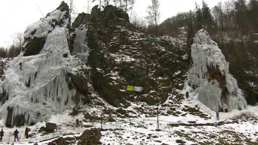 Ledopád na Vysočině