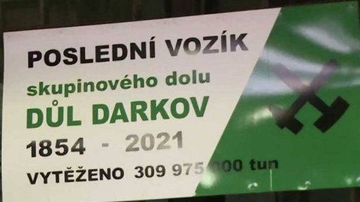 Konec těžby v dole Darkov