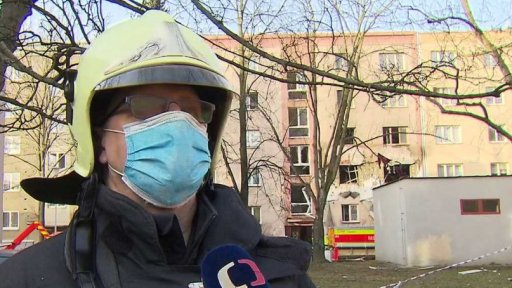 Požár v ostravském domě