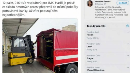 Respirátory od hasičů