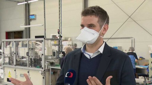 Výroba respirátorů v Česku