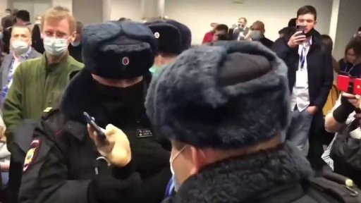 Zatýkání opozice v Rusku