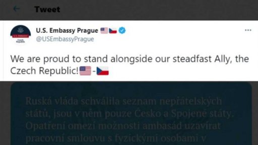 Reakce na ruský seznam