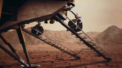 Čínská sonda na Marsu