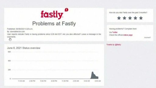Celosvětový výpadech tisíců webů