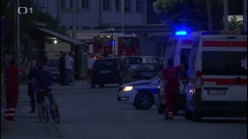 Výbuch v muniční továrně v Srbsku