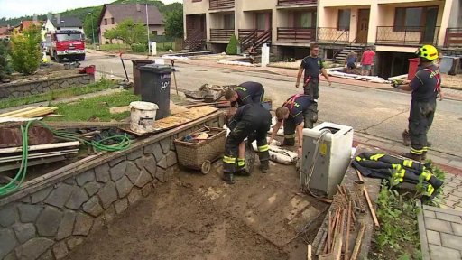 Potřetí vyplavené Drnovice