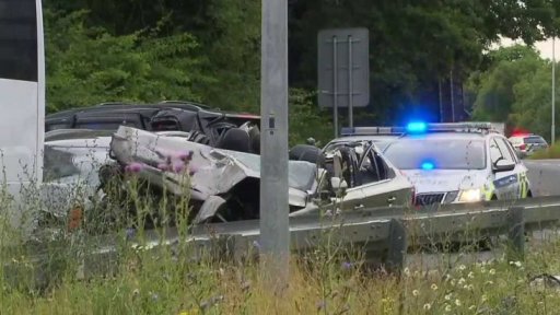 Vážná automobilová nehoda v Praze