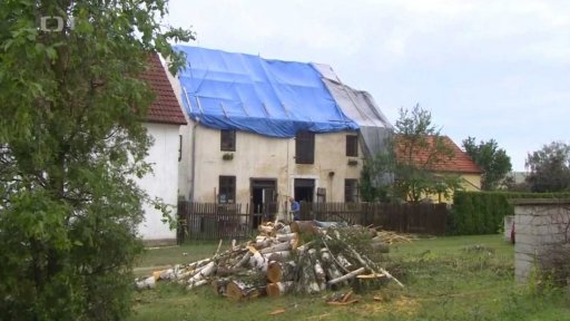 Škody po bouřích na Lounsku