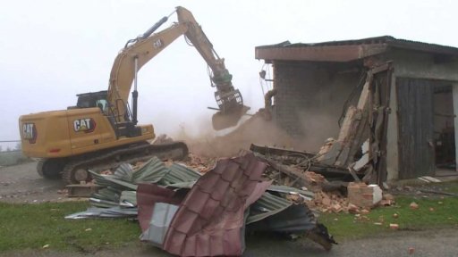 Demolice armádních objektů na Čerchově