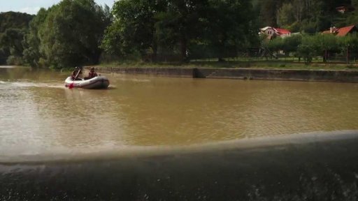 Nebezpečný jez u Českého Šternberka