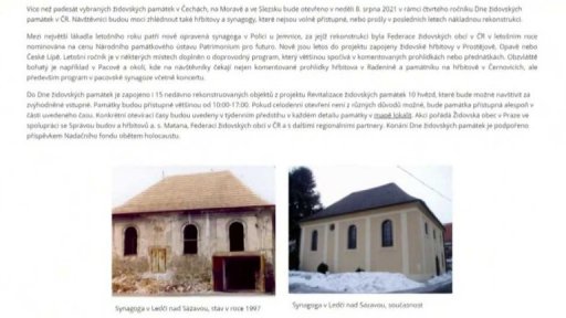 Den židovských památek