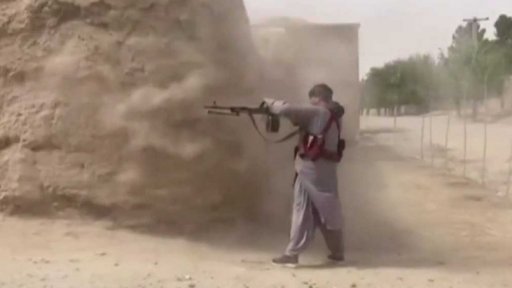 Boj Tálibánu s afghánskými jednotkami