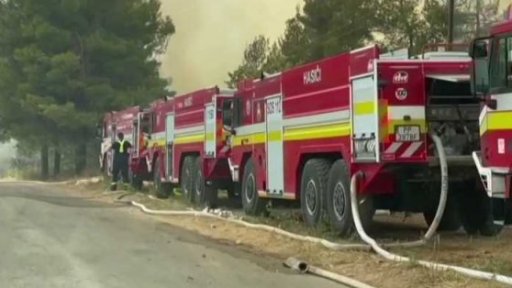 Lesní požáry v Řecku