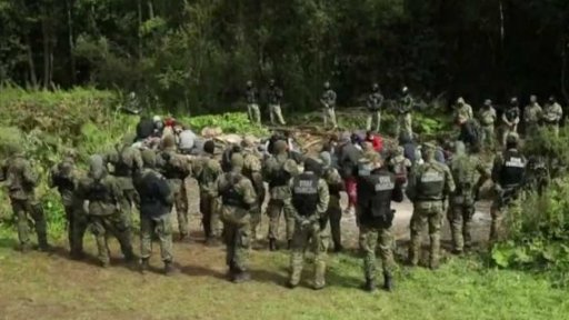 Migrace přes běloruskou hranici