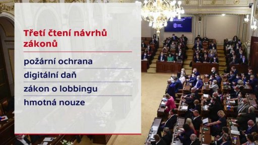Třetí čtení návrhů zákonů