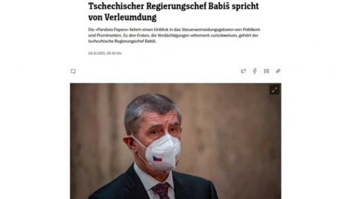 Kauza Pandora Papers v zahraničí