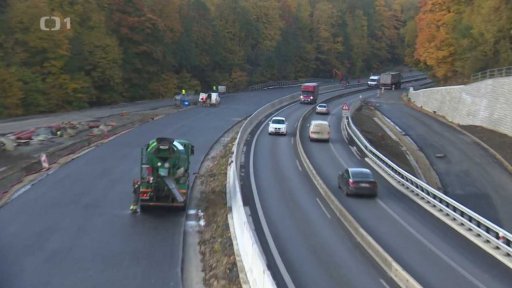 Stavba křižovatky v Libereckém kraji