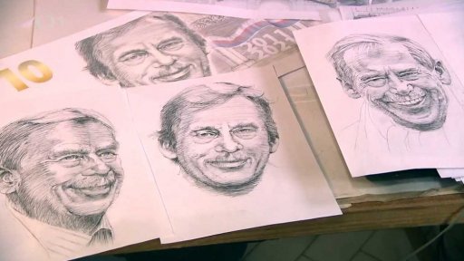 Václav Havel na pamětním listu