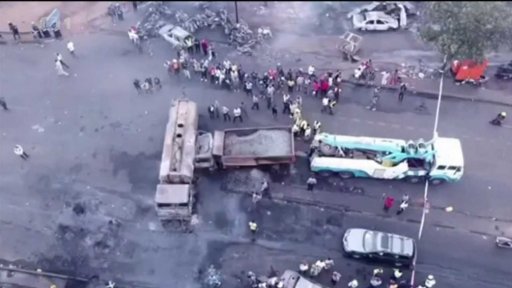 Výbuch cisterny v Sieře Leone