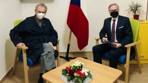 Jednání prezidenta s Petrem Fialou