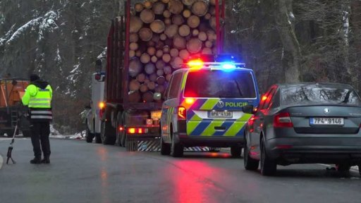 Ledovka na silnicích