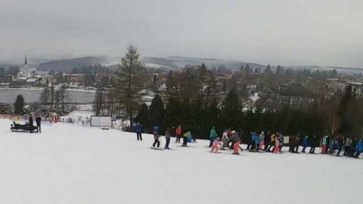 Lyžařská sezona na horách