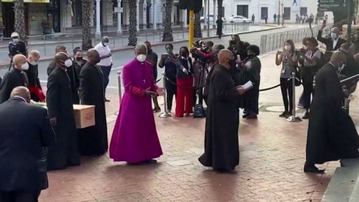 Pohřeb arcibiskupa Tutu