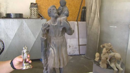 Socha ze 3D tiskárny