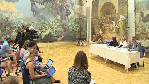 Slovanská epopej je opět vystavena na zámku v Moravském Krumlově