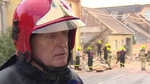 Výbuch rodinného domu