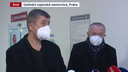 Premiér Babiš po očkování