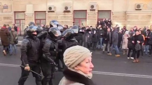 V Rusku demonstrovaly stovky příznivců A. Navalného