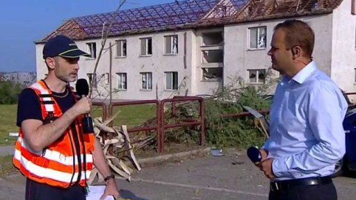 Následky tornáda na jižní Moravě