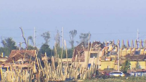 Pomoc obyvatelům obcí zasažených tornádem