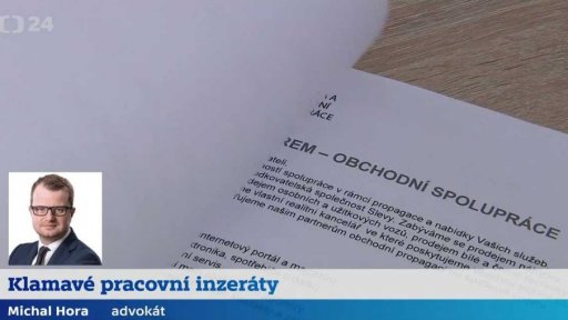 Klamavé pracovní inzeráty