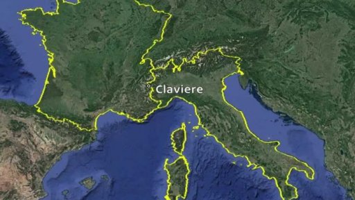 Nelegální trasa přes italsko-francouzské Alpy