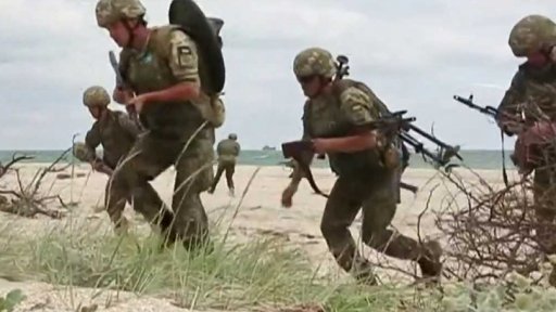 Společné námořní cvičení NATO a Ukrajiny