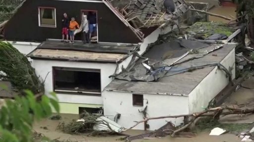 Tragické záplavy v Německu a Belgii